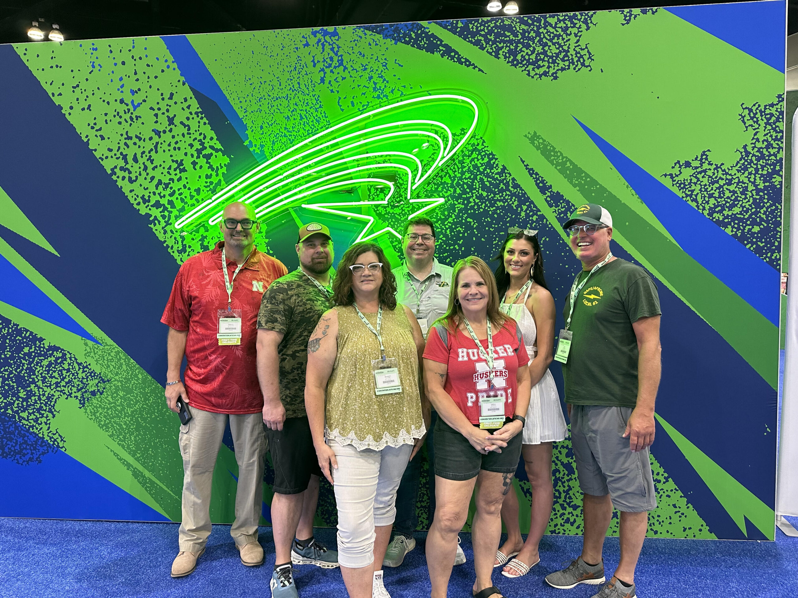 NAPE Delegates Stand Frontline & Fearless at 46th AFSCME Convention ...